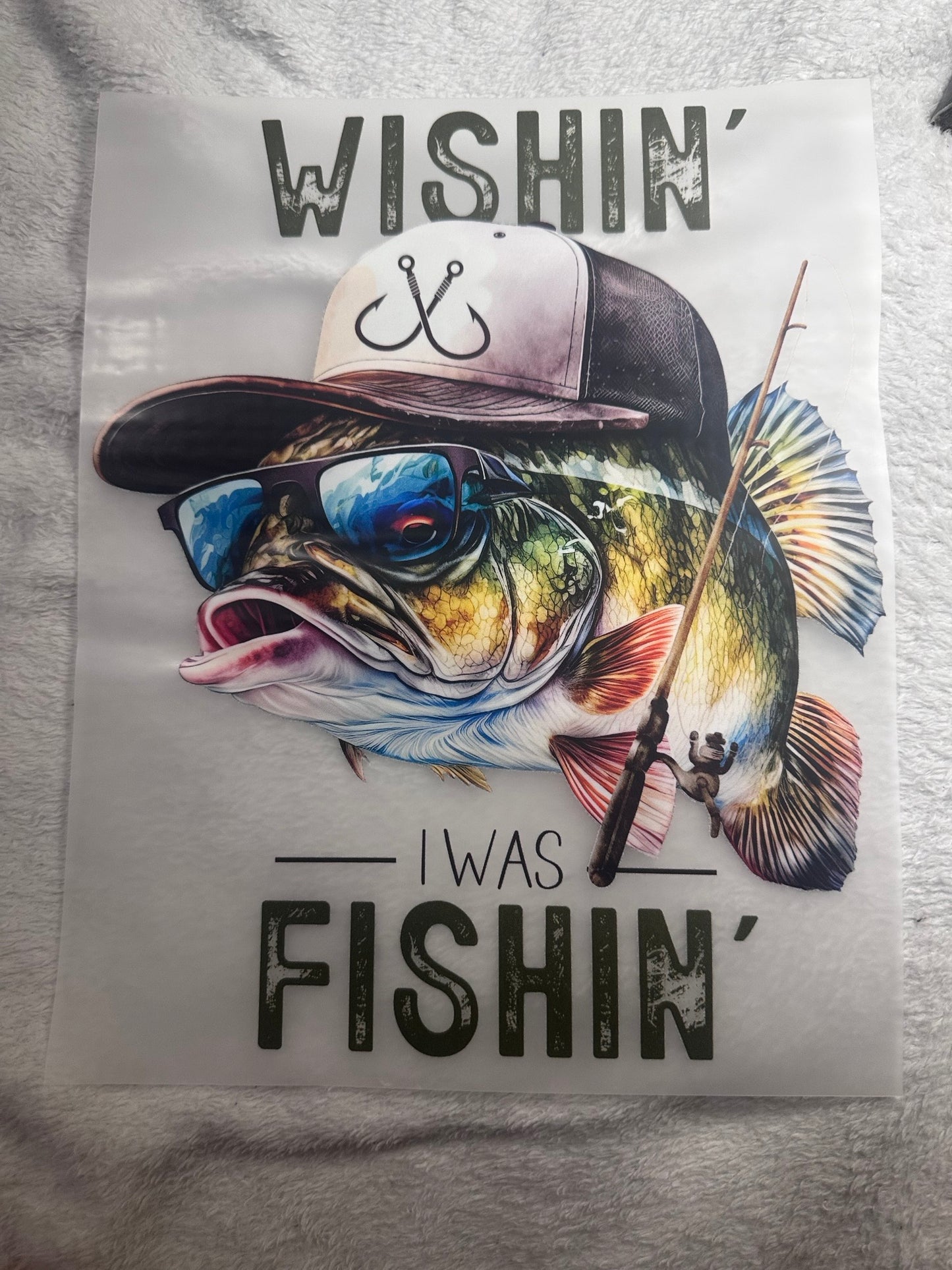 Wishin I Was Fishin Sweatshirt