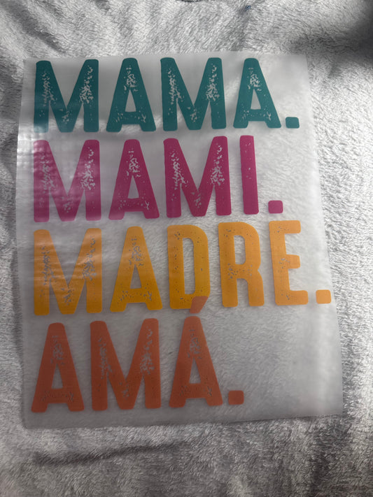 Mama, Mami, Madre, Ama Sweat shirt